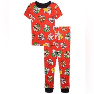 Super Mario Boys Cotton Pajama Set